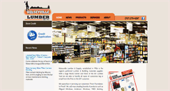 Desktop Screenshot of kvlumber.com