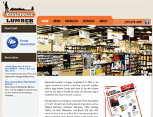 Tablet Screenshot of kvlumber.com